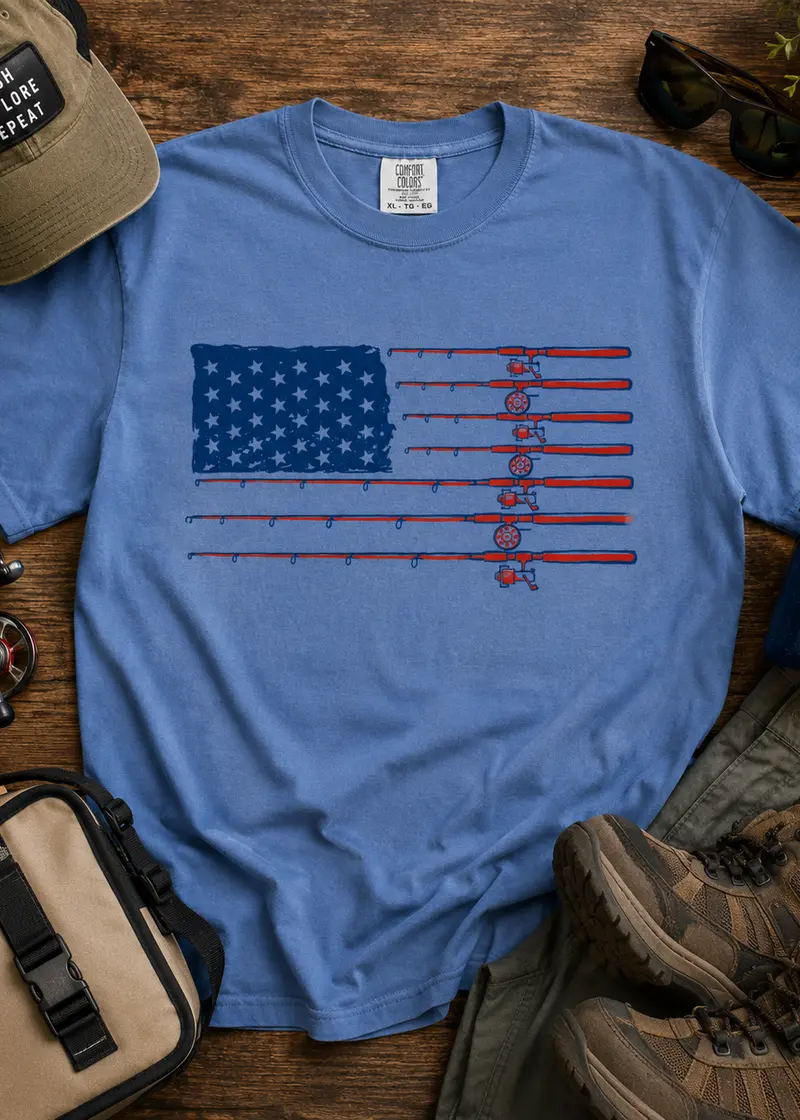 Hooked on America Tee