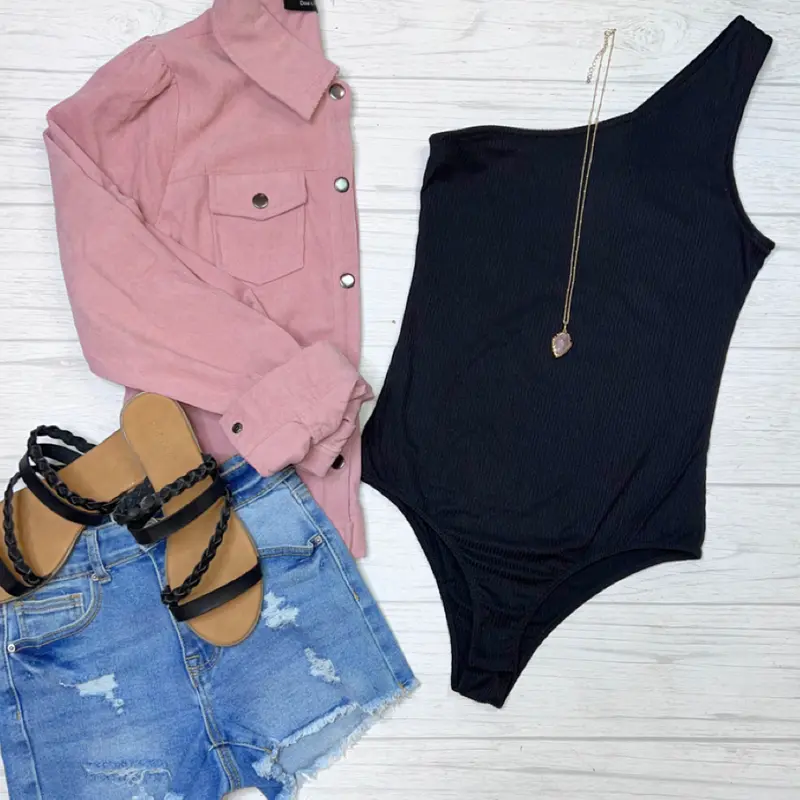 I keep Hoping Bodysuit - Black
