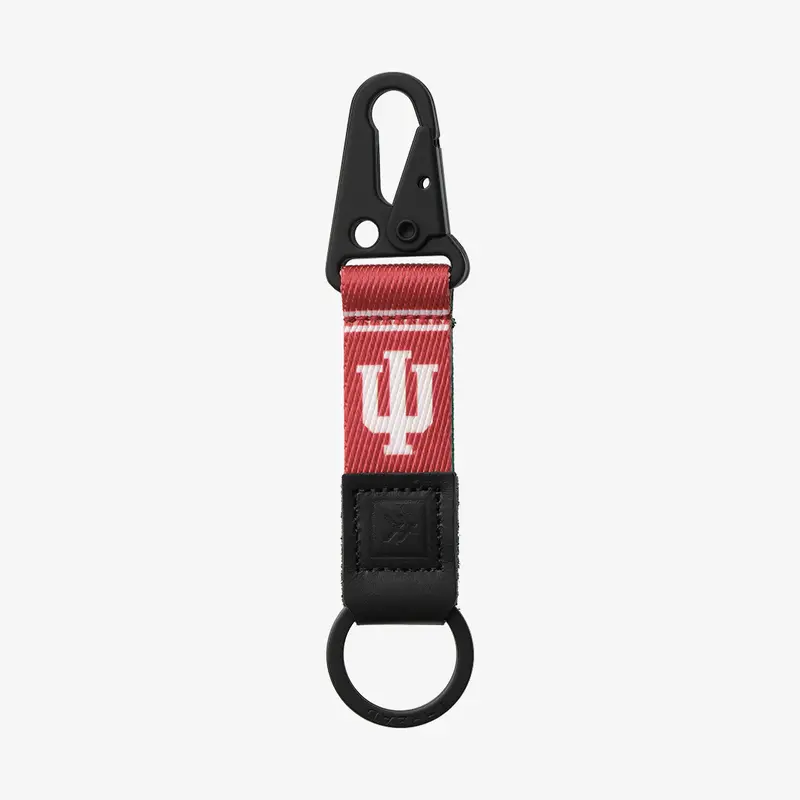 Indiana University Red - Keychain Clip
