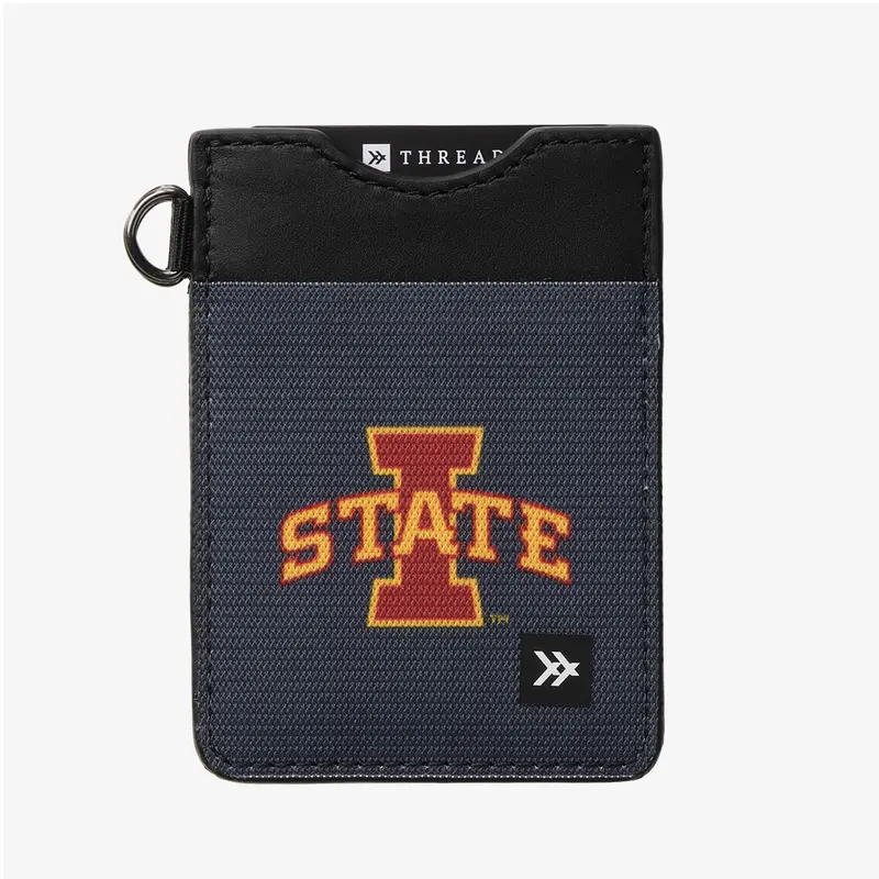 Iowa Gray - Vertical Leather Wallet