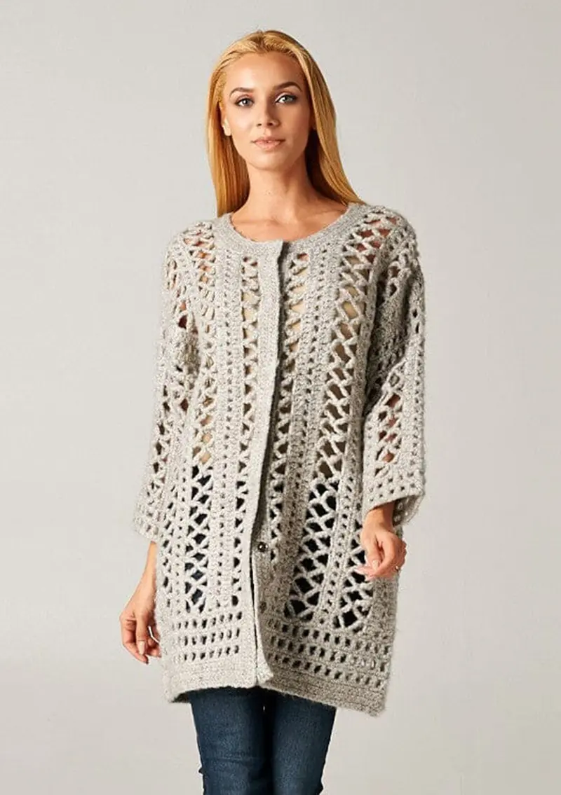 Iris Crochet Sweater