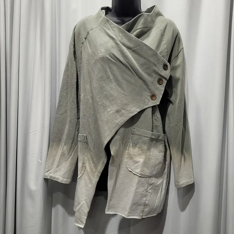 Italian Cotton Side Button Jacket