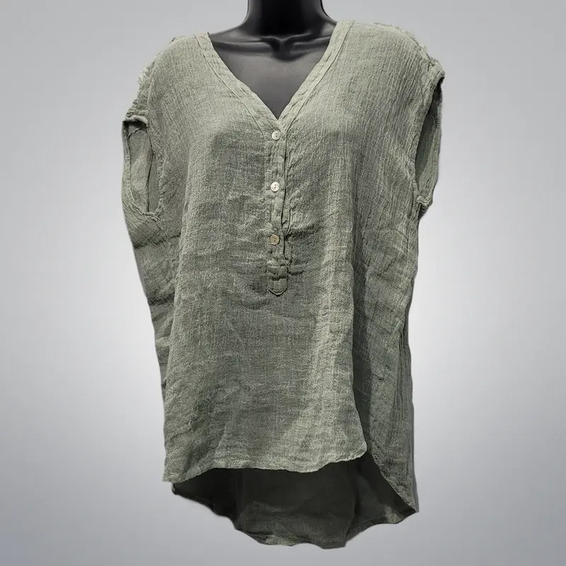 Italian Linen Vest
