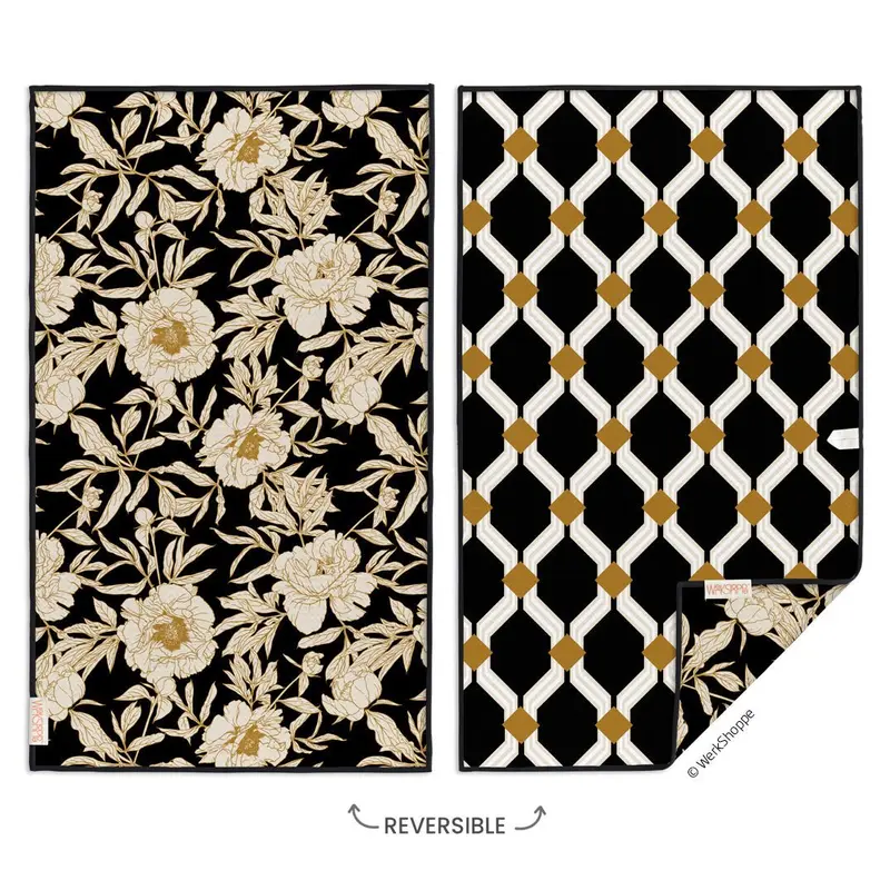 Ivory Roses - Reversible Microfiber Towel