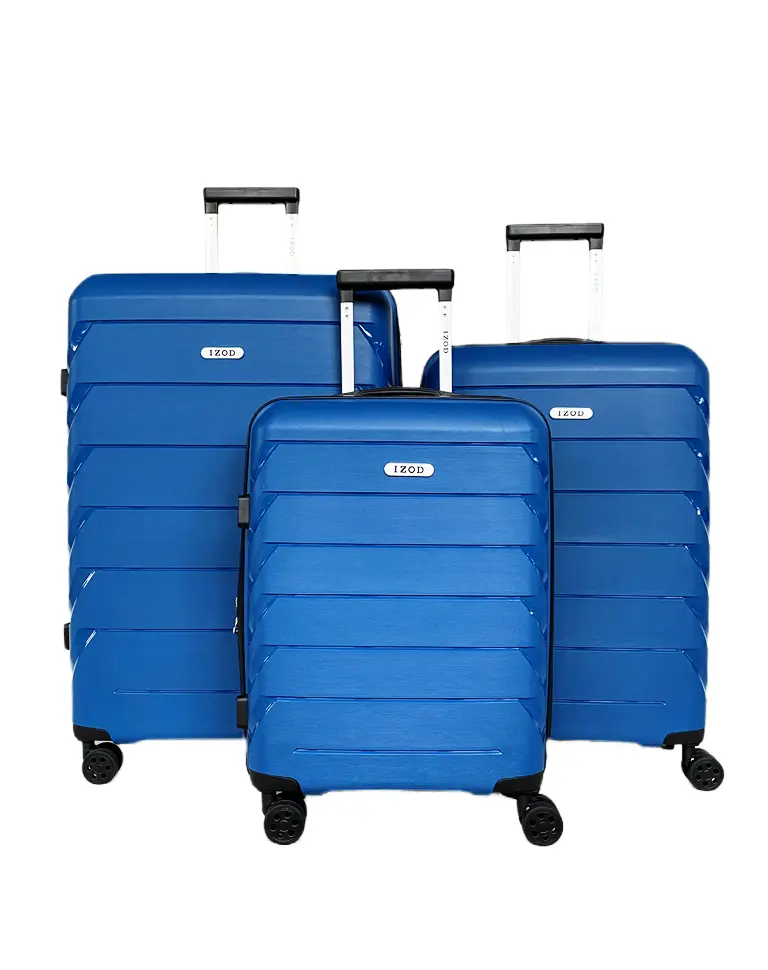 IZOD Ashley Hard shell Expandable Lightweight 3 Piece Luggage Set