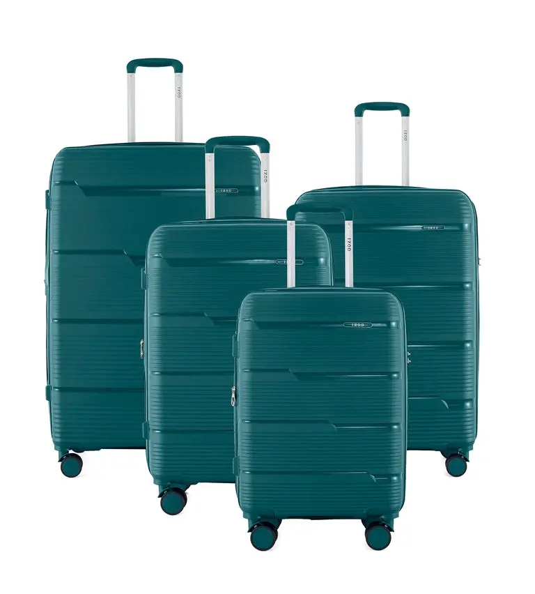 IZOD Dawn Hard shell Expandable Lightweight 4 Piece Luggage Set