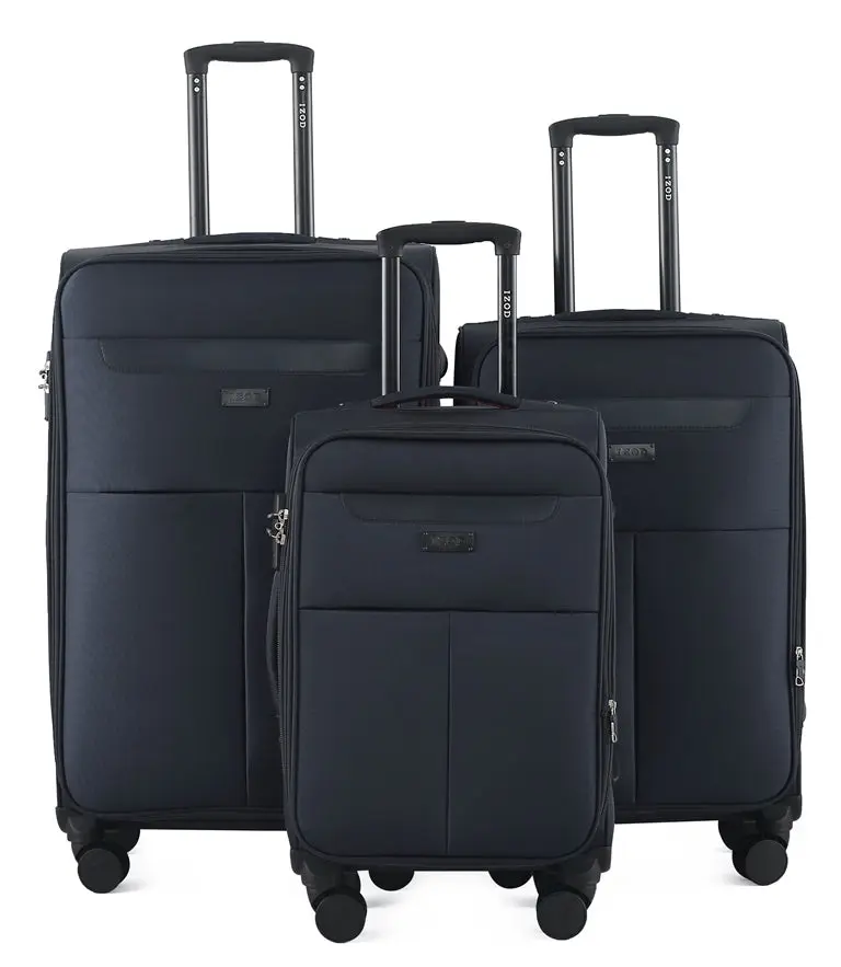 IZOD Liam Soft Shell Lightweight Expandable 3 Piece Luggage Set
