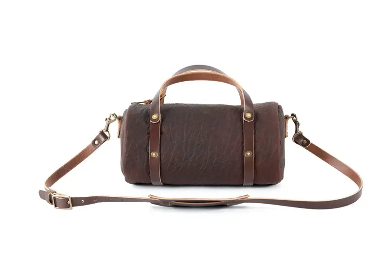 JANE LEATHER CROSSBODY - CHERRY BISON