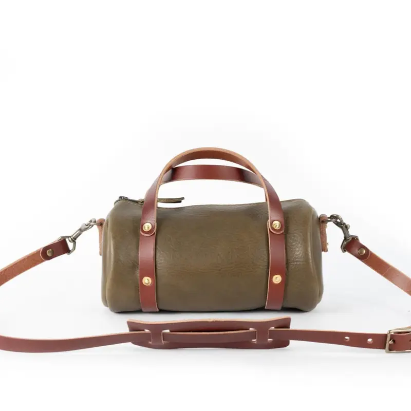 JANE LEATHER CROSSBODY - SMALL - OLIVE | SADDLE STRAPS