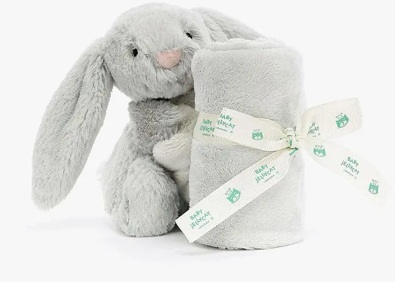 JellyCat Bashful Silver Bunny Soother