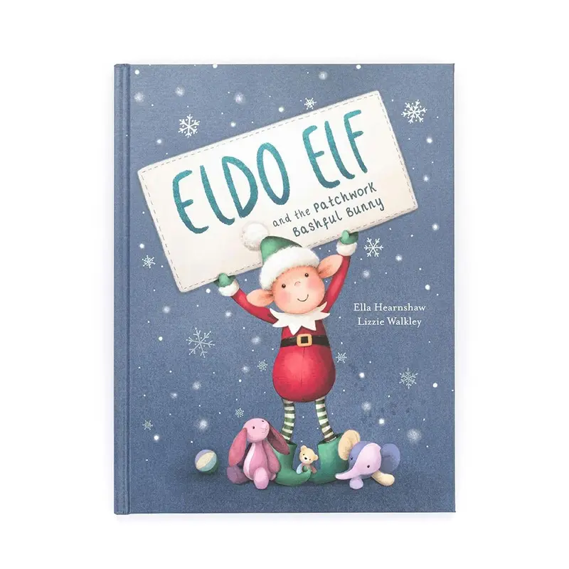 JellyCat Eldo Elf and the Patchwork Bashful Bunny Book