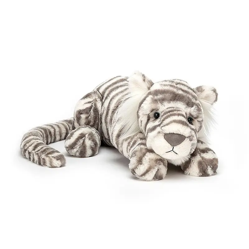 JellyCat Sacha Snow Tiger Medium