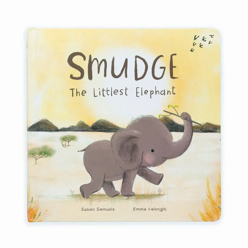 JellyCat Smudge The Littlet Elephant Book