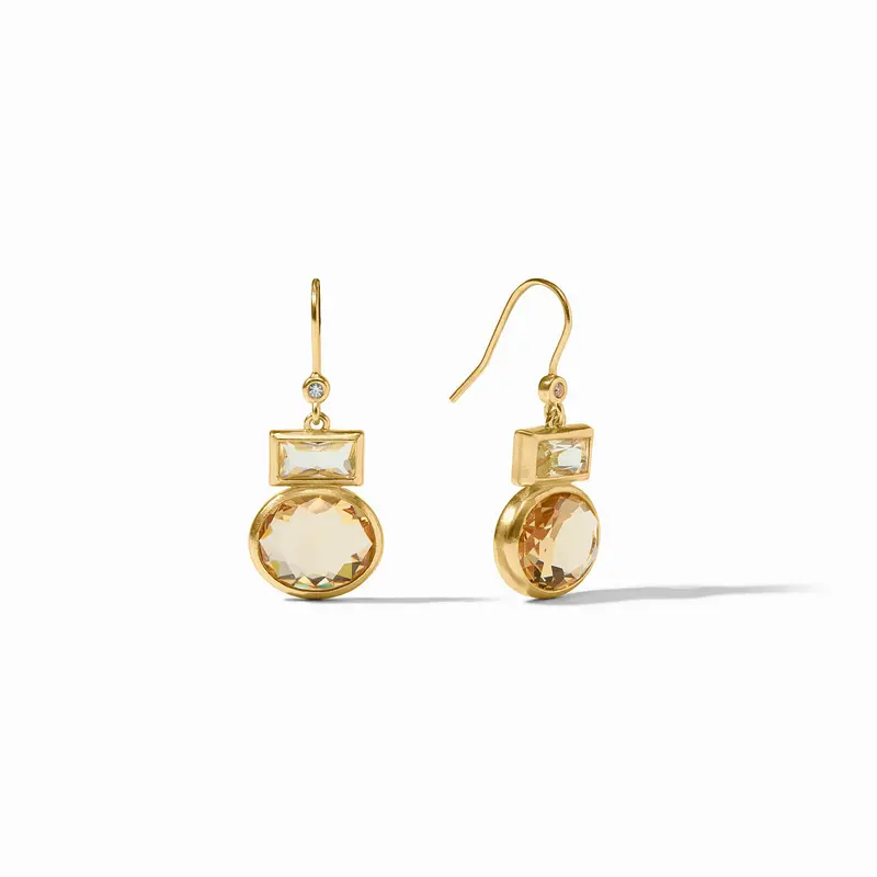 Jolie Midi Earrings in Multi Stone