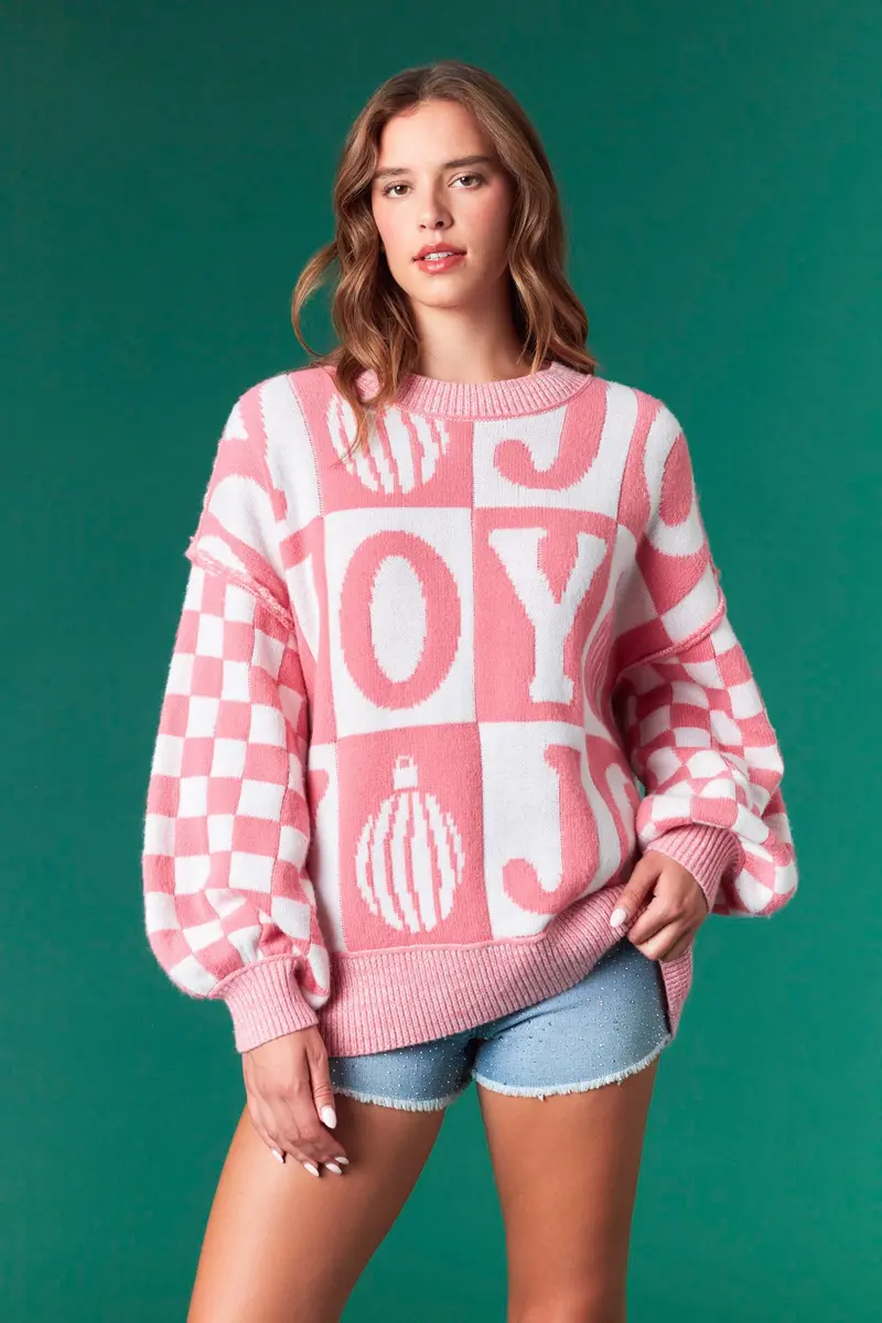 Joy Oversized Balloon Sleeve Sweater - PREORDER