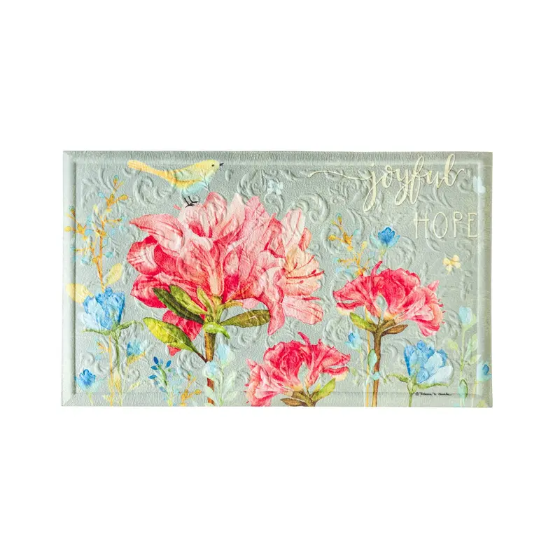 Joyful Hope Embossed Door Mat