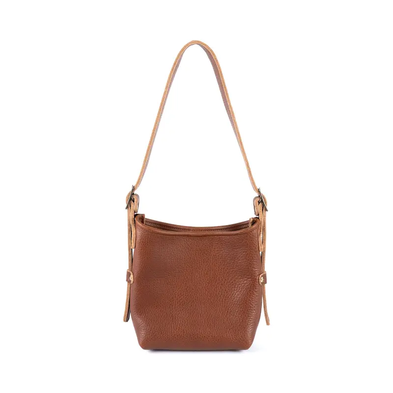 JULIANNE LEATHER HOBO BAG - MINI