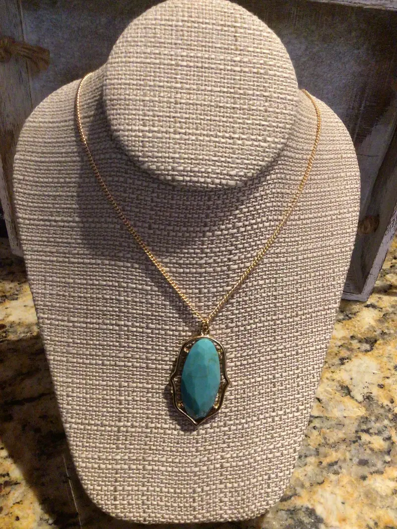 Katie necklace - turquoise