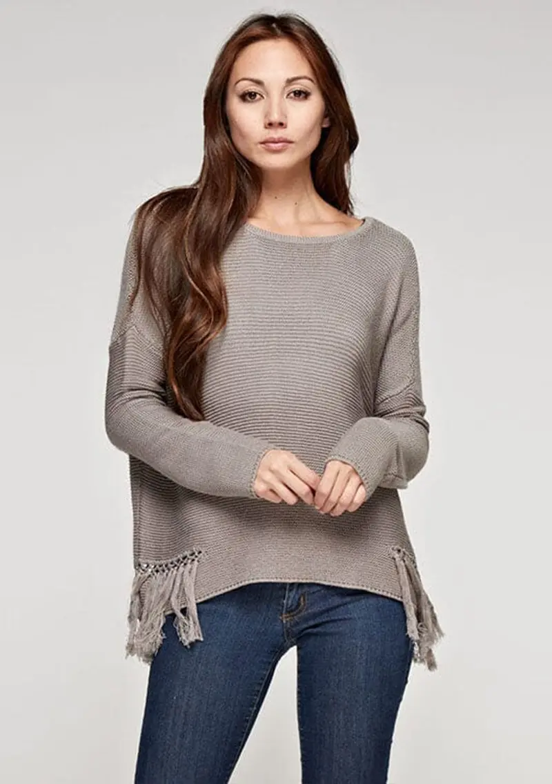 Katya Fringe Pullover