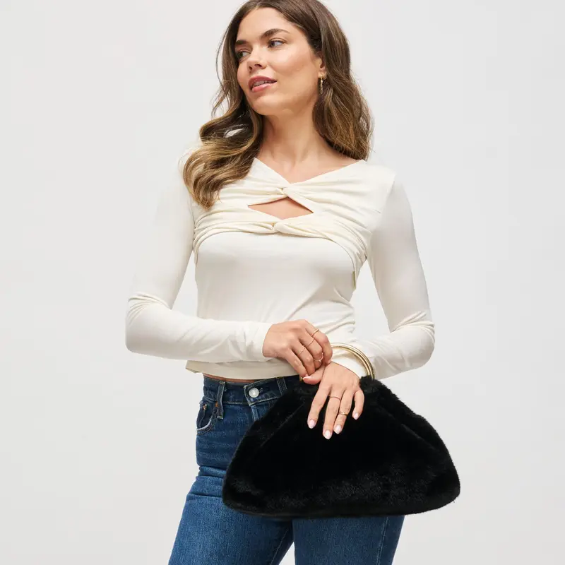 Keala - Faux Fur Tote