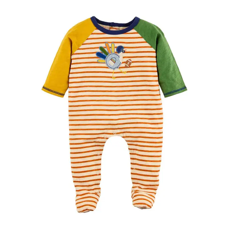 Kicker Turkey Sleeper by Mudpie 6-9mo