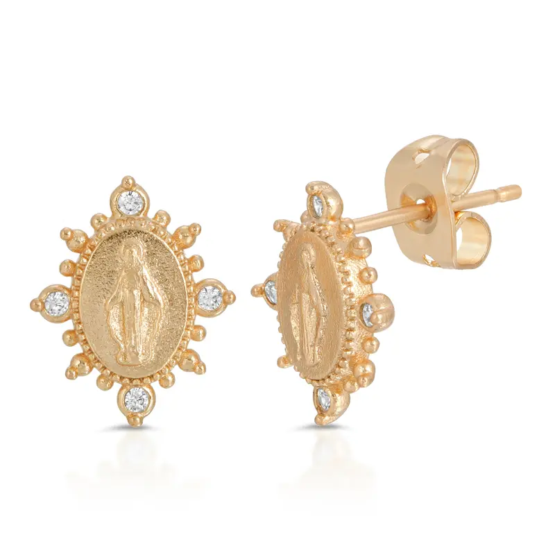Lady Lourdes Stud in Gold
