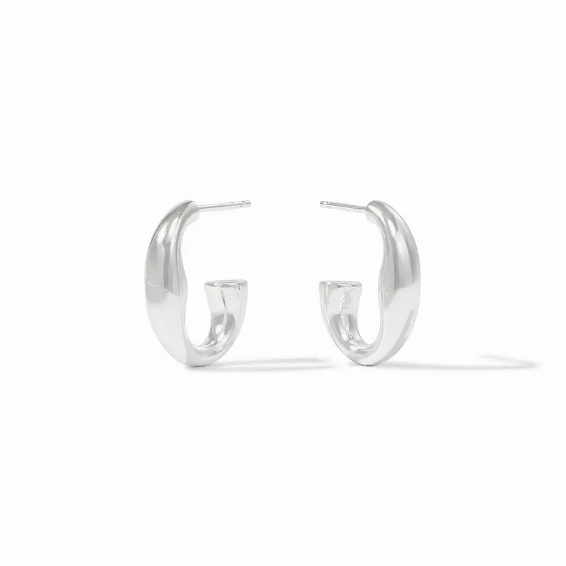 Laguna Hoops in Silver
