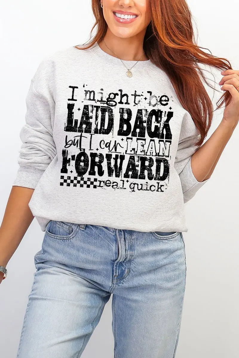 Laid Back Ecosmart Crewneck Sweatshirt