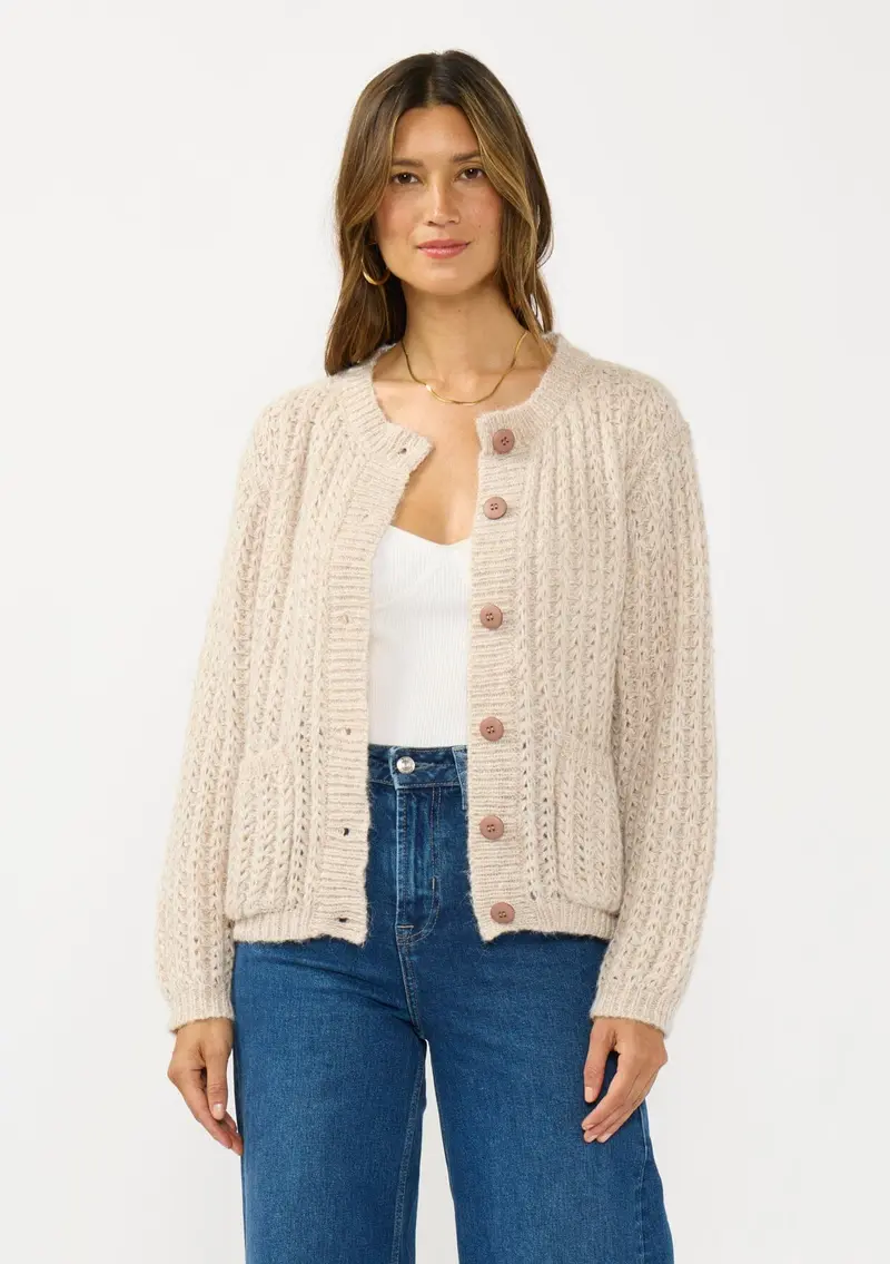 Lana Button Front Cardigan