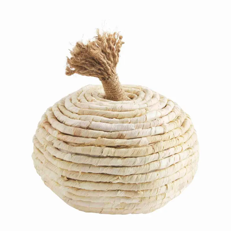 Large Corn Husk Rope Pumpkin by Mud Pie