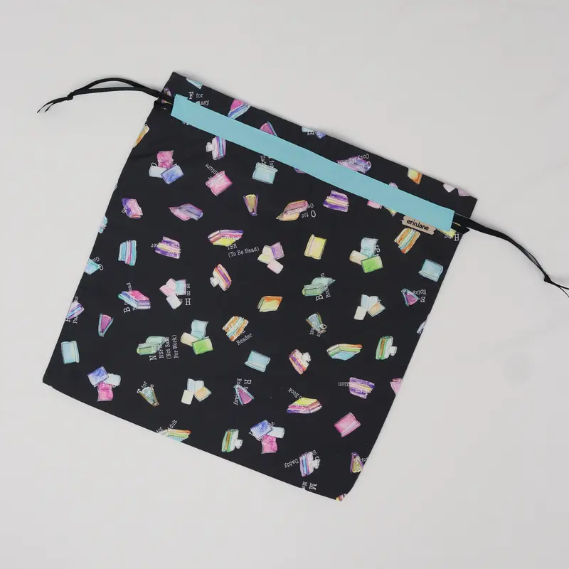 Large Drawstring Bag in ABC..OMG