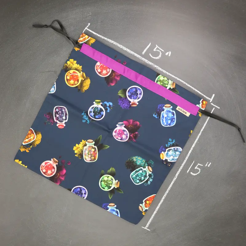 Large Drawstring Bag in Catch a Falling Star