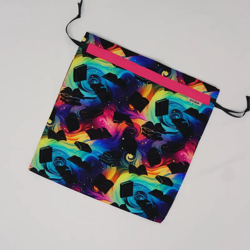 Large Drawstring Bag in Shadow Verse