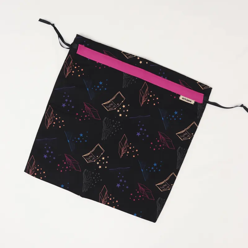 Large Drawstring Bag in Spellbound