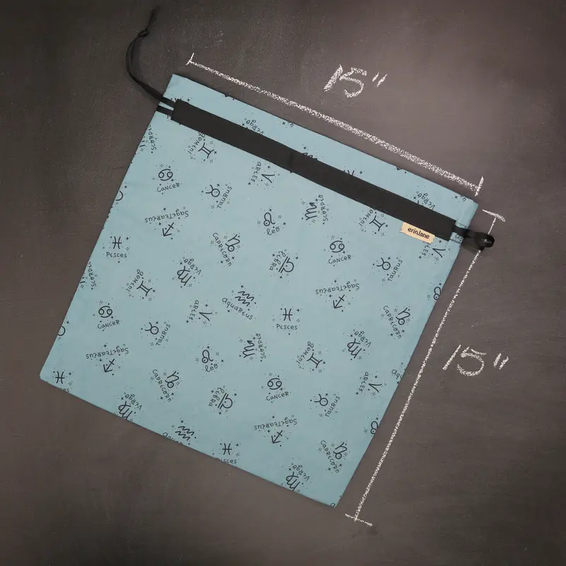 Large Drawstring Bag in Stargazer's Voyage
