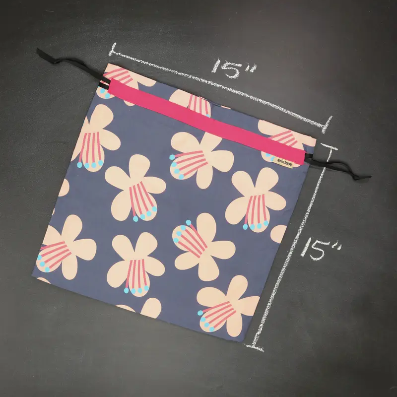 Large Drawstring Bag in Yacht Club
