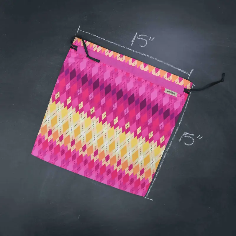 Large Project Bag in Argyle Dawn
