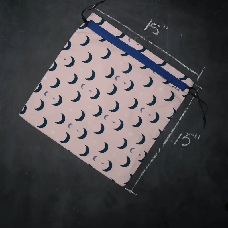 Large Project Bag in Cresent Moons
