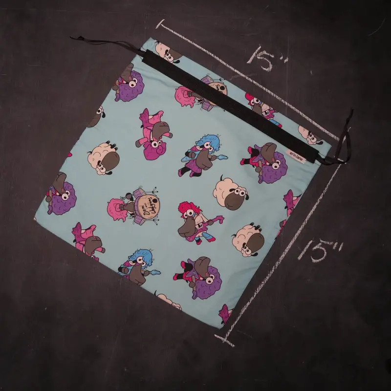Large Project Bag in Demi and the Wooligrams Sheeple