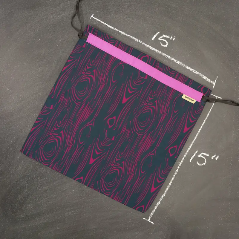 Large Project Bag in Follow the Grain