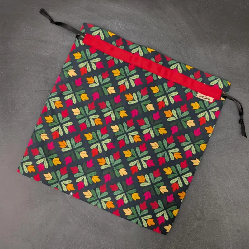 Large Project Bag in Holland Tulips