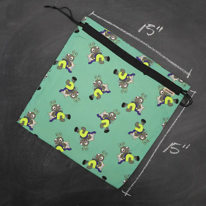 Large Project Bag in Larry the Lightning Bug