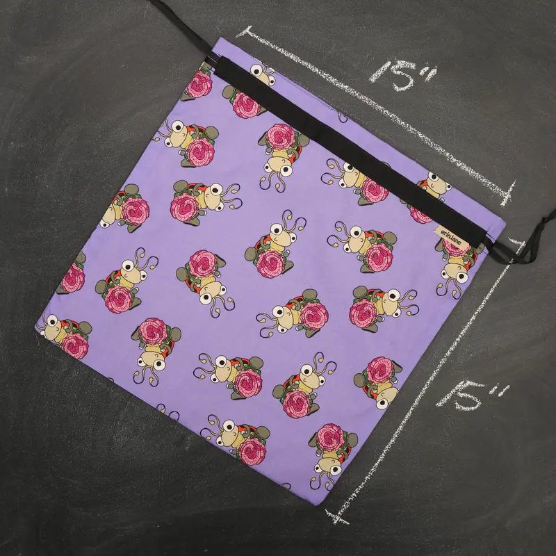 Large Project Bag in Lily the Ladybug