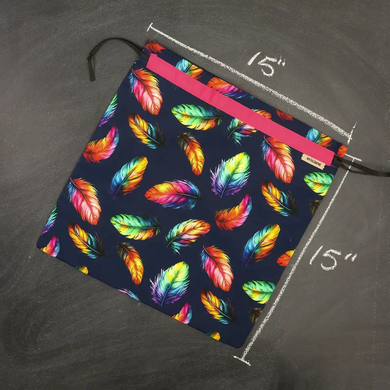 Large Project Bag in Pigmented Plumes