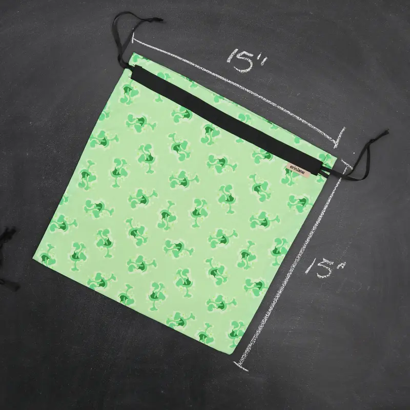 Large Project Bag in Slimer Sheeple