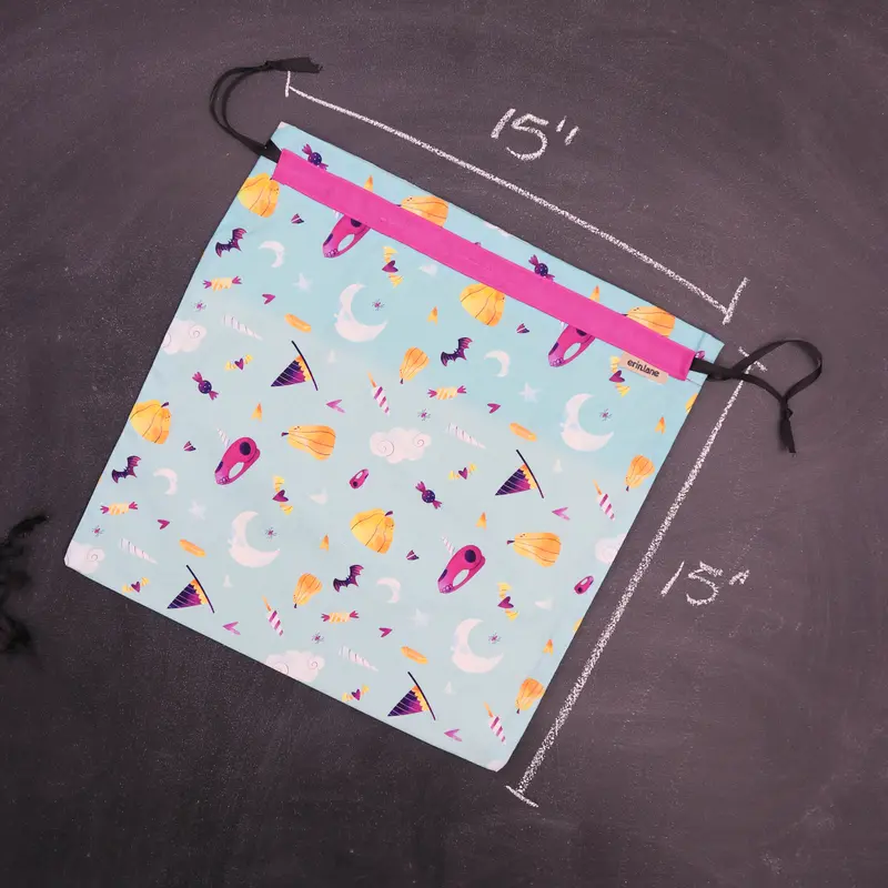 Large Project Bag in Unicorn Treats