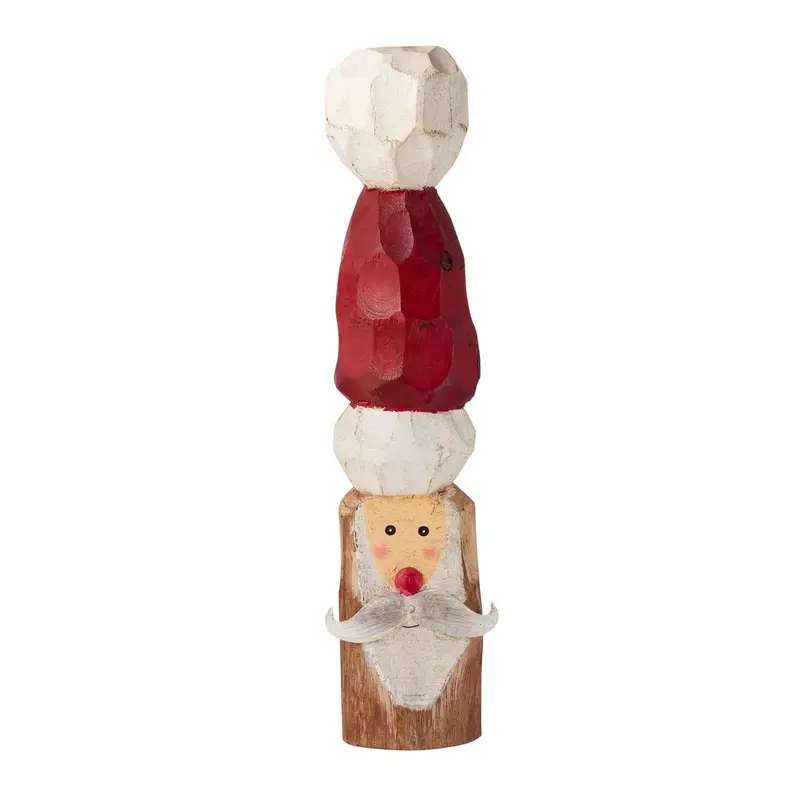 Large Santa Wood Block by Mudpie