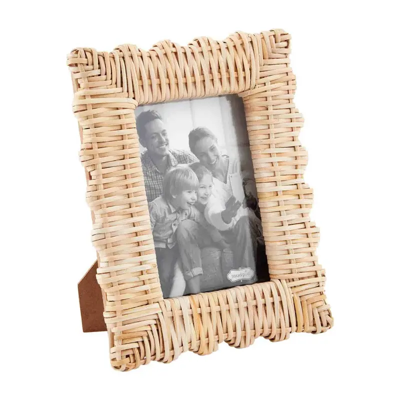 Large Woven Picture Frame by Mudpie