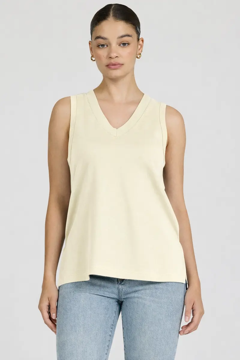 Laurel Tank in Wax Yellow