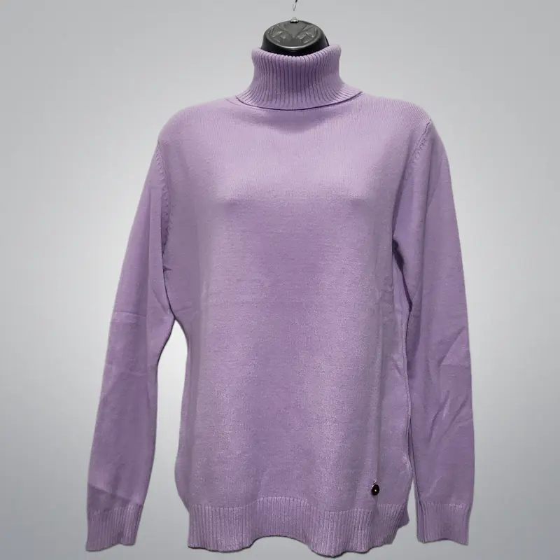 Lavender Turtleneck Sweater